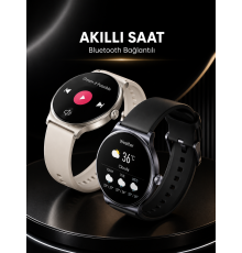 Akıllı Saat Sesli Görüşme Bluetooth Bağlantılı 3 Kordonlu