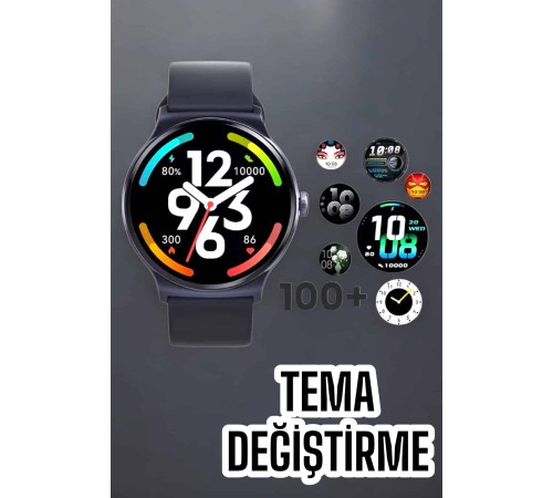 Akıllı Saat Sesli Görüşme Bluetooth Bağlantılı 3 Kordonlu