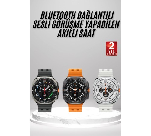 Akıllı Saat Amoled Ekran Bluetooth Bağlantılı Sağlık Takibi GPS Uyumlu