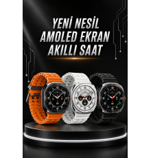 Akıllı Saat Müzik Dinleme Nabız Ölçer NFC ve GPS Uyumlu Sesli Asistan