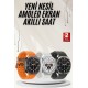 Akıllı Saat Müzik Dinleme Nabız Ölçer NFC ve GPS Uyumlu Sesli Asistan
