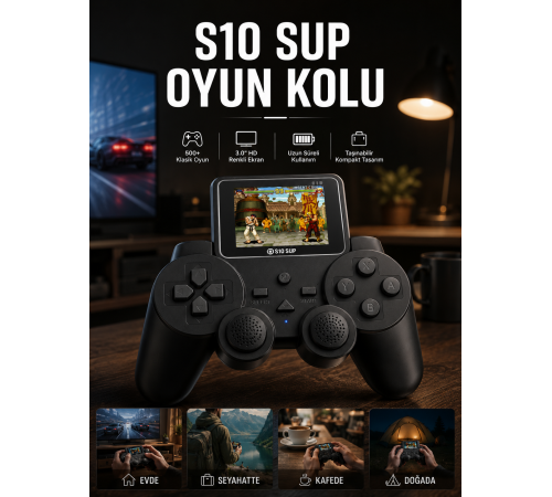S10 Sup 520 Oyunlu Gamepad TV Uyumlu Gamepad
