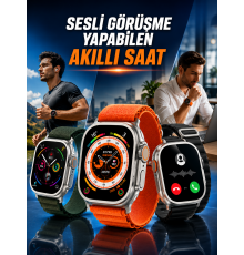 Yeni Nesil Akıllı Saat Nabız Ölçer Sağlık Ölçer ve Kalori Ölçer Uyku Takibi NFC Özelliği