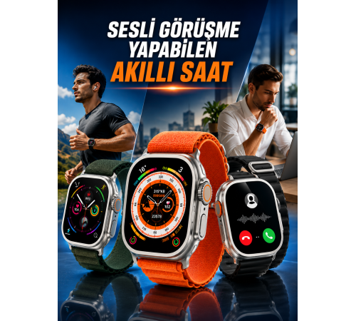 Yeni Nesil Akıllı Saat Nabız Ölçer Sağlık Ölçer ve Kalori Ölçer Uyku Takibi NFC Özelliği