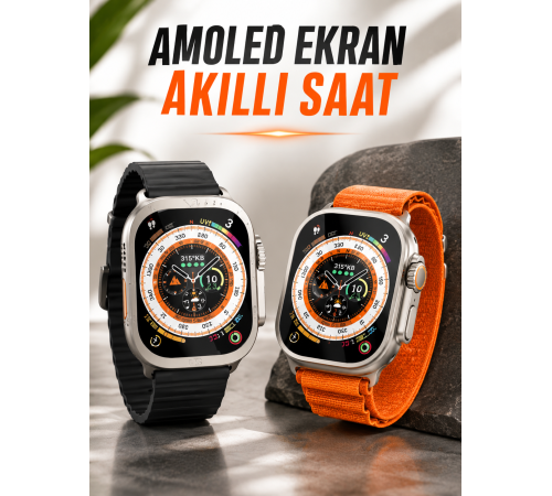 Akıllı Saat NFC ve GPS Uyumlu Uyku ve Sağlık Takibi Sesli Görüşme