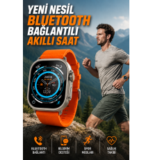 Akıllı Saat Uyku ve Spor Takibi Yeni Nesil Bluetooth Bağlantılı Amoled Ekran