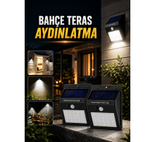 Solar Lamba Giriş, Bahçe Yol Avlu Hareket Sensörlü Led