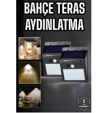 Solar Lamba Giriş, Bahçe Yol Avlu Hareket Sensörlü Led Parlak Gece Su Geçirmez