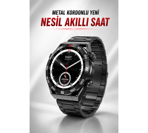 Akıllı Saat Yeni Nesil Bluetooth Bağlantılı Uyku ve Sağlık Takibi NFC ve GPS