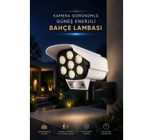 Bahçe Aydınlatması Hareket Sensörlü Led Aydınlatma Kamera Görünümlü