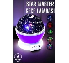 Çocuklara Özel Yıldızlı Gece Lambası