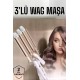 Wag Maşa Negatif İyon Teknolojili Isı Ayarlı Saç Maşası