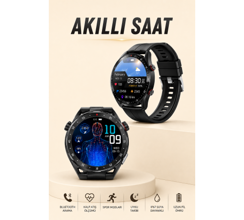 ENTEGRE GPS VE GENİŞ SPOR MODU SEÇENEKLERİYLE AKILLI SAAT