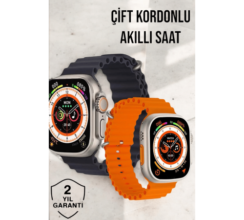 Bluetooth Bağlantılı Nabız, Kan Basıncı, Oksijen Ölçer Akıllı Saat