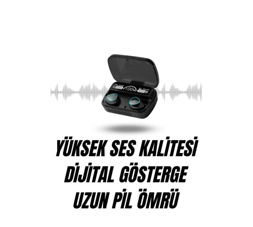 Kaliteli Akıllı Saat ve Kaliteli Bluetooth Kulaklık ANC Özelliği Uzun Pil Ömrü