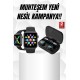 Kaliteli Akıllı Saat ve Kaliteli Bluetooth Kulaklık ANC Özelliği Uzun Pil Ömrü
