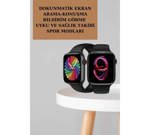 Powerbank Bluetooth Kulaklık Ve Yeni Model Akıllı Saat Seti ANC Özelliği Dokunamatik