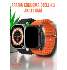 Suya ve Toza Dayanıklı 45 MM Akıllı Saat Bildirim ve Cevapsız Çağrı Görüntüleme