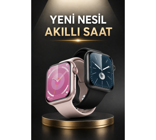 Akıllı Saat Alarm ve Titreşim Uyku ve Sağlık Takibi GPS Uyumlu Nabız Ölçer Sesli Görüşme