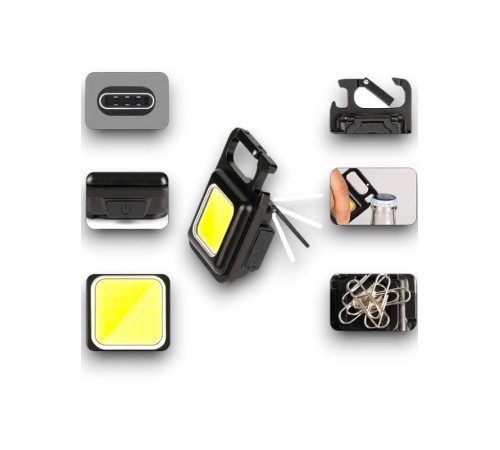TAŞINABİLİR IŞIK 3 IŞIK MODLU USB ŞARJ ÖZEELİĞİNE SAHİP