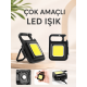 Led Işık Acil Durum Işığı Çok Fonksiyonlu Mıknatıs Özelliği