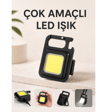 Kamp Işığı Çok Fonksiyonlu Taşınabilir Anahtarlık Kapak Açma Manyetik Özelliği