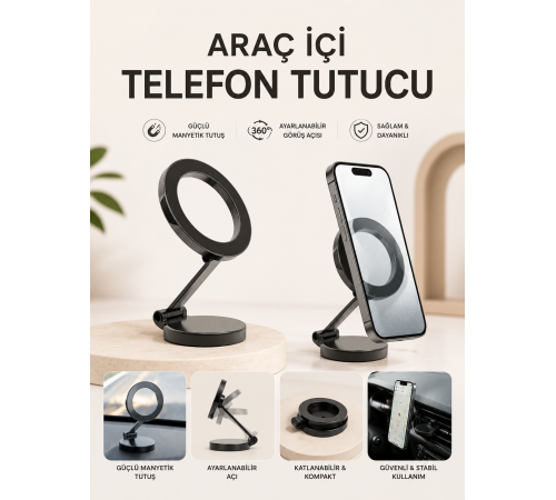 Araç İçi Telefon Tutucu