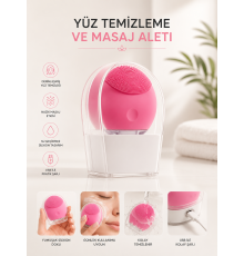 Yüz Temizleme Ve Masaj Aleti Tüm Cilt Tipleri İçin Uygun, Kan Dolaşımını Artıran