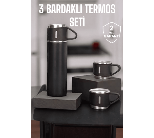 500 ml Kapasiteli Taşınabilir Basınçlı Termos Seti Günlük Kullanım için İdeal