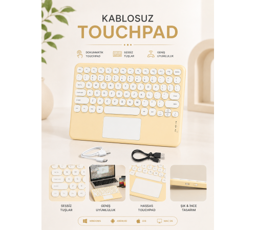 KABLOSUZ TOUCHPAD TÜM CİHAZLARLA UYUMLU
