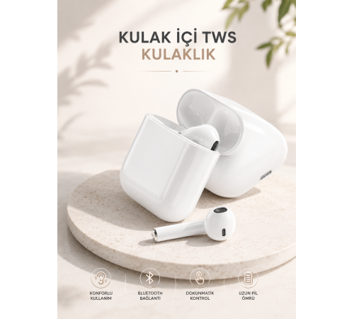 Yeni Nesil HD Ses ve Dokunmatik Kontrol Akıllı ve Şık Bluetooth Kulaklık