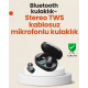 TWS Bluetooth Kulaklık Kulak İçi Kablosuz Dijital Göstergeli Çağrı Cevaplayabilen
