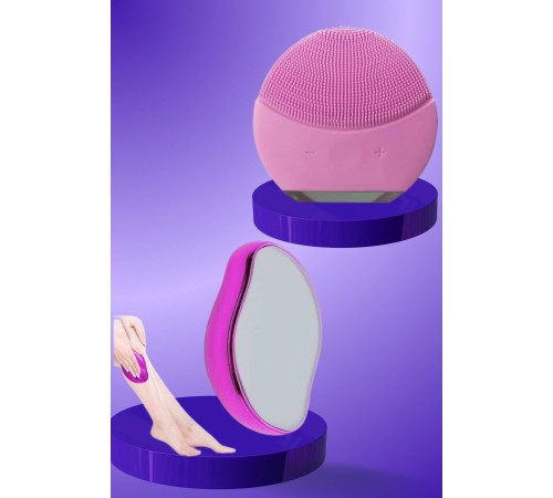 Crystal Eraser Epilasyon Aleti ve Titreşimli Yüz Temizleme Masaj Aleti