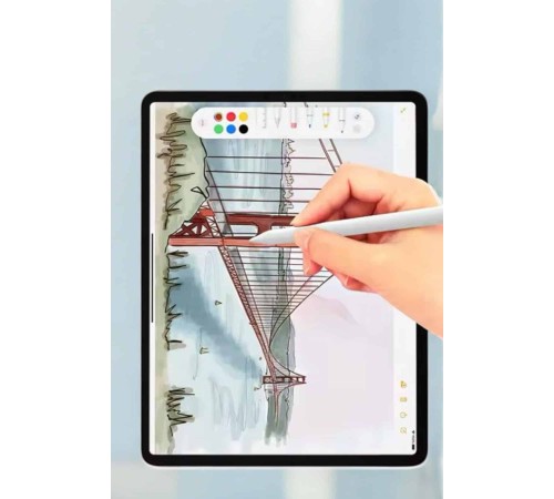 Tablet Kalemi iOS Android Windows Uyumlu Yedek Uçlu Universal Çizim Kalemi