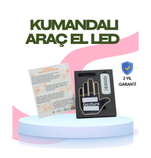 Yüksek Görünürlüklü Otomobil Işığı – 3 Modlu LED Arka Cam Aksesuarı, Pratik ve Eğlenceli