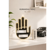 Aracınız İçin Eğlenceli ve Güvenli İletişim: LED Jest Lambası, Uzaktan Kumandalı, Kolay Montaj