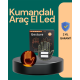 Kablosuz Kumandalı LED Jest Işığı – 3 Modlu Araba Arkası Mesaj Işığı, 203 LED ile Yüksek Parlaklık