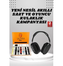 Boyun Bantlı Kulaklık ve 7 Kordonlu Yeni Nesil Akıllı Saat Kampanyası Yüksek Ses Kaliteli