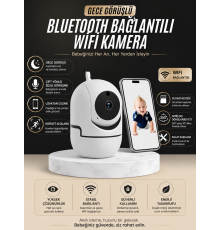 Gece Görüşlü Bebek Kamerası Telefondan Canlı Takip Özellikli