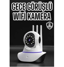 Ev Kamerası Wifi Kamerası Video Kayıt Çift Yönlü Hareket Sensörü Bebek
