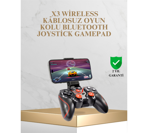 Bluetooth Kablosuz Oyun Kolu – Android iPhone PC Uyumlu