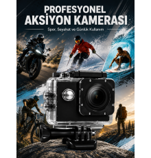 Yüksek Görüntü Kalitesi Sunan 1080P Full HD Aksiyon Kamerası