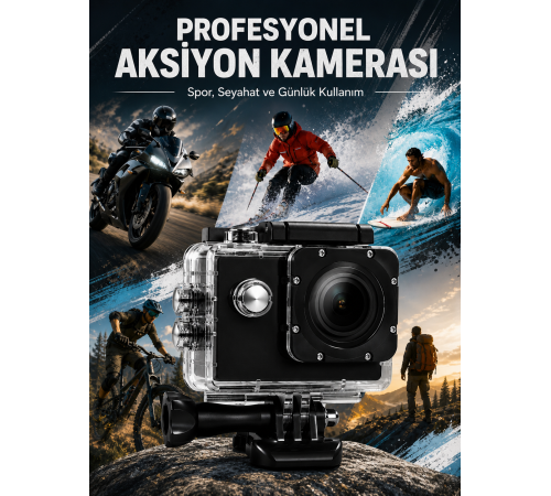 1080P AKSİYON KAMERASI