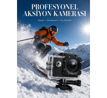 1080P Full HD Spor Kamerası Kompakt ve Dayanıklı Tasarım