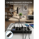 Akım Korumalı 10'lu Çoklu Priz USB-A ve Type-C Şarj Çıkışlı