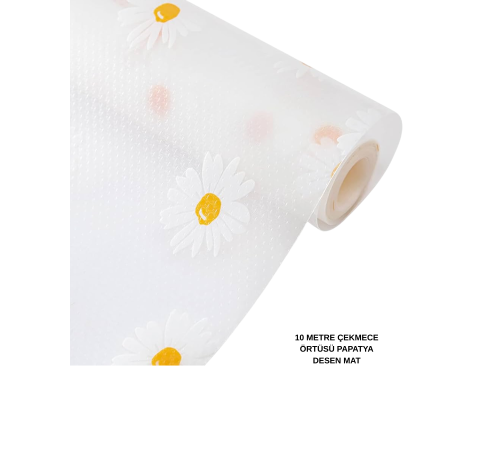10 METRE PAPATYA DESEN KAYDIRMAZ