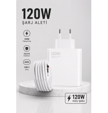 Turbo Hızlı Şarj Destekli 120W USB-C Şarj Seti