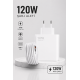 Turbo Hızlı Şarj Destekli 120W USB-C Şarj Seti
