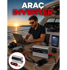 1500W Yüksek Güç Çıkışlı Araç Inverter