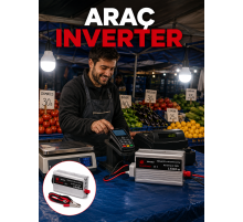 1500W Araç İnvertörü Güçlü Priz Çıkış